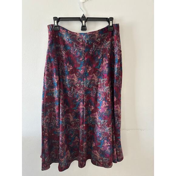 Christopher & Banks Womens Fairy Grunge Midi Skirt 8 Petite Purple Whimsigoth - Picture 5 of 7